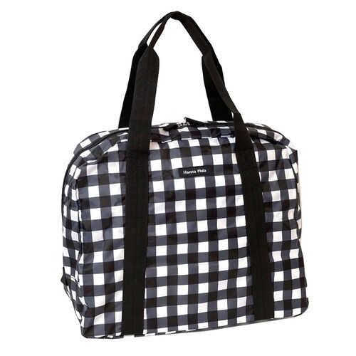 マザーズバッグ ジムトートバッグ ギンガムブラック