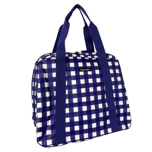 マザーズバッグ ジムトートバッグ ギンガムネイビー