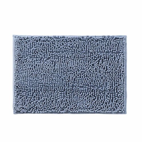 バスマット マイクロファイバー ブルー