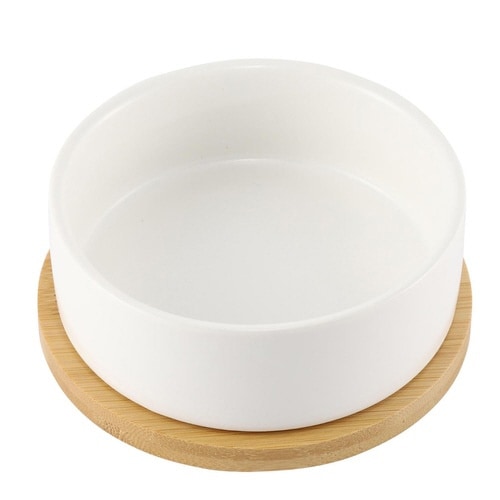 フードボウル ループ ディッシュ ホワイト