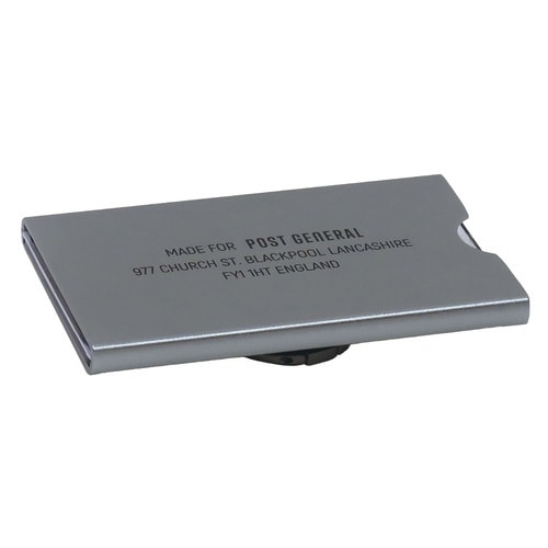 手鏡 アルミナムフリップミラー クールグレー