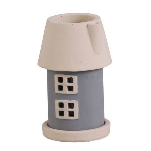 フラワーポット コティ ラウンドポット グレー