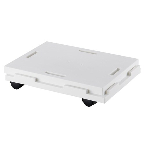 平台車 連結できる ラクゴロ ワイド ホワイト