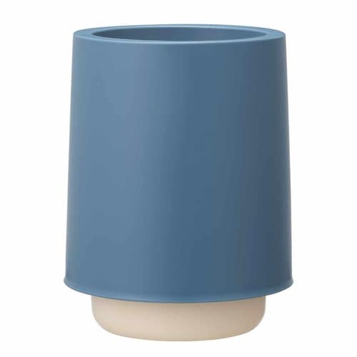 ゴミ箱 7L 丸型 リビング ネイビー