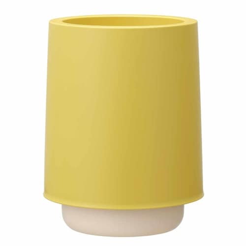 ゴミ箱 7L 丸型 リビング イエロー