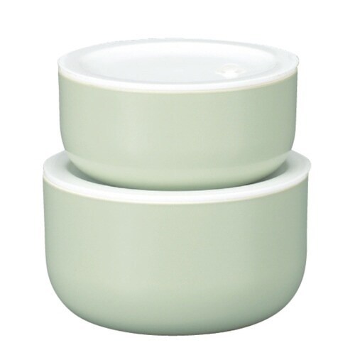 保存容器 さっと洗える保存容器 丸 ピスタチオ