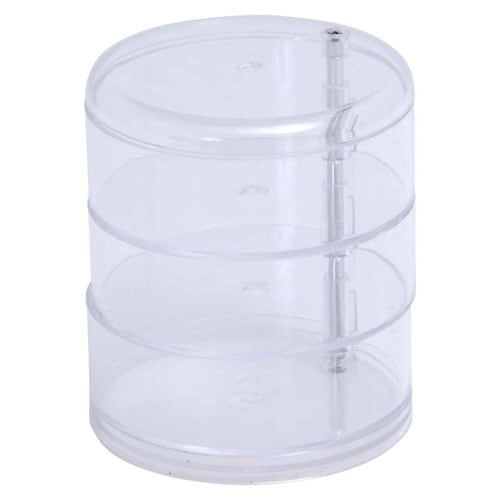 収納ケース コスメ収納 3段ラウンド 小物入れ