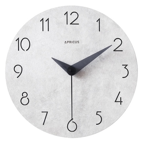 掛け時計 ロックストーン アプリクス パール