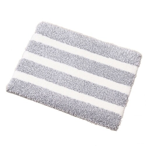 バスマット デュアルボーダー グレー