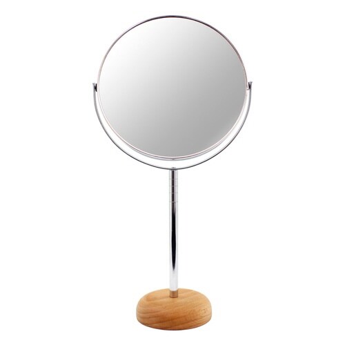 スタンドミラー 片面拡大鏡 7倍率 ナチュラル