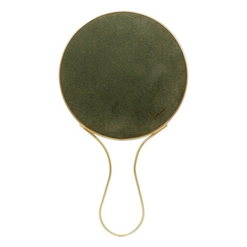 ハンドミラー ウォールミラー Lサイズ オリーブ