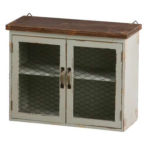 壁掛け 棚 ラルモニ ウォールボックス グリーン