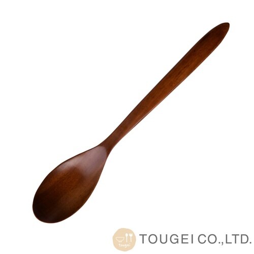 スプーン 19.5cm 木製 漆塗り 生漆 生漆