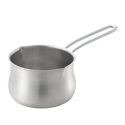 ミルクパン 12cm 両口 ステンレス製 日本製