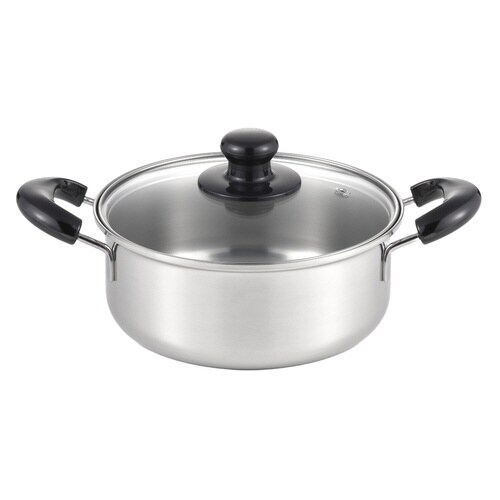 両手鍋 20cm IH対応 クックルックベーシック