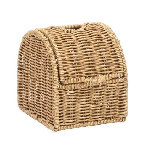 ティッシュケース ユティル ライトブラウン