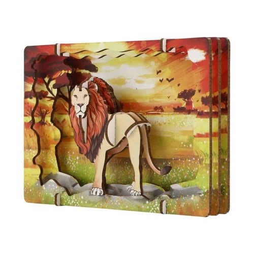 パズル 3Dシアターパズル アプリクス ライオン