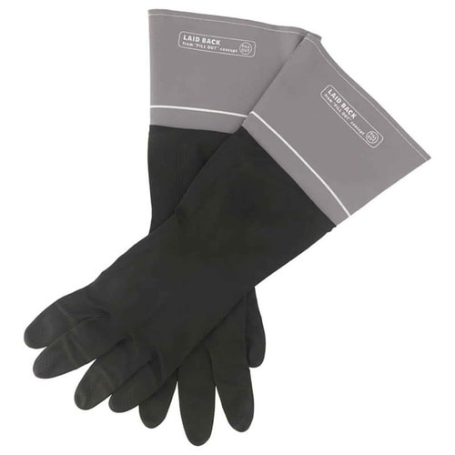 ゴム手袋 LBラテックスグローブ ブラック