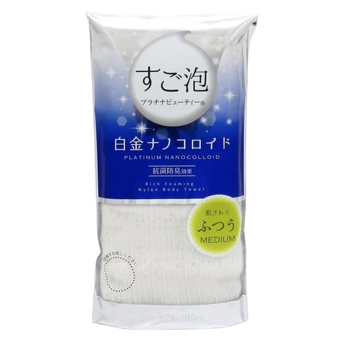 ボディタオル すご泡プラチナビューティー ふつう
