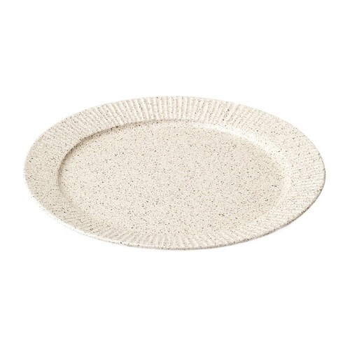 プレート 24cm コンティ 磁器 ベージュ