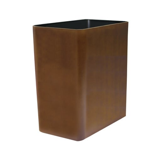 ゴミ箱 7L MOKU 角 木目調 ダーク