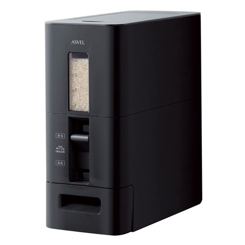 米びつ S計量米びつ 6kg ブラック