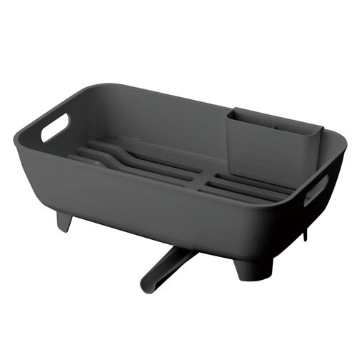 水切りかご Ag+ 抗菌 プラスチック製 ブラック