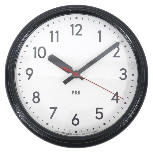 掛け時計 ポストジェネラル ブラック
