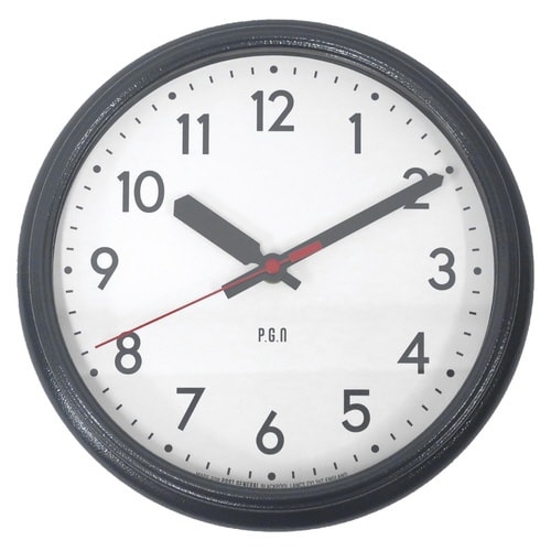 掛け時計 ポストジェネラル グレー