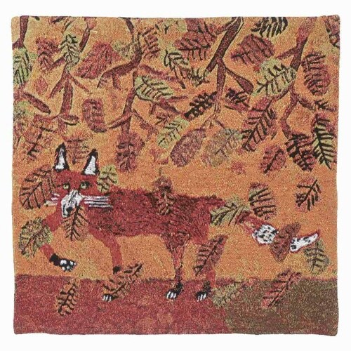 クッションカバー アトリエKOTETSU キツネ