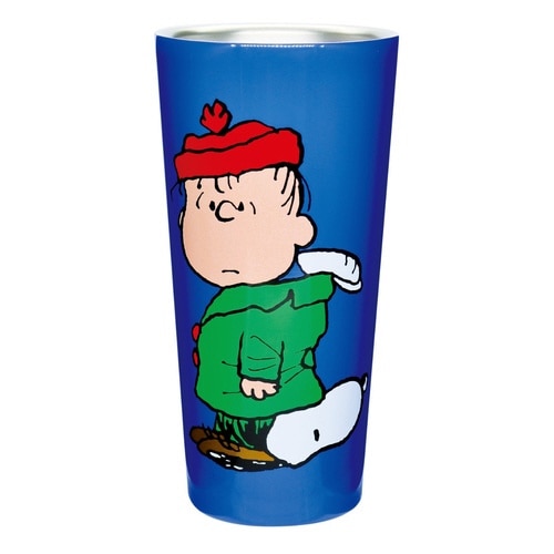 タンブラー 490ml スヌーピー ブルー