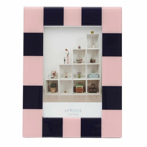 フォトフレーム アプリクス ネイビー×ピンク