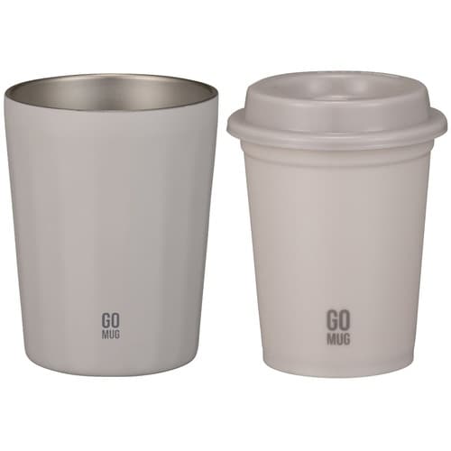 コンビニカップ フタ付き S アイボリー