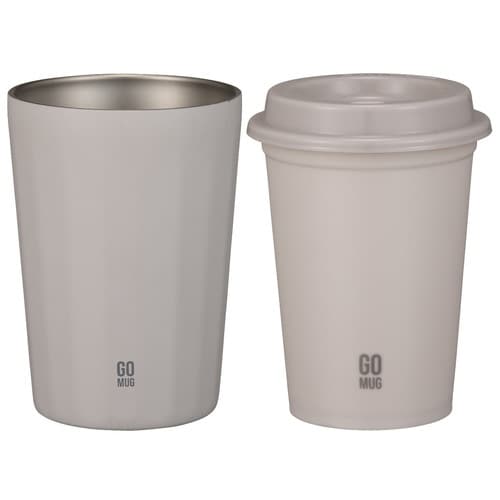 コンビニカップ フタ付き M アイボリー