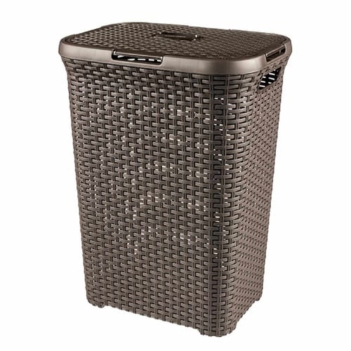 ランドリーバスケット CURVER ブラウン