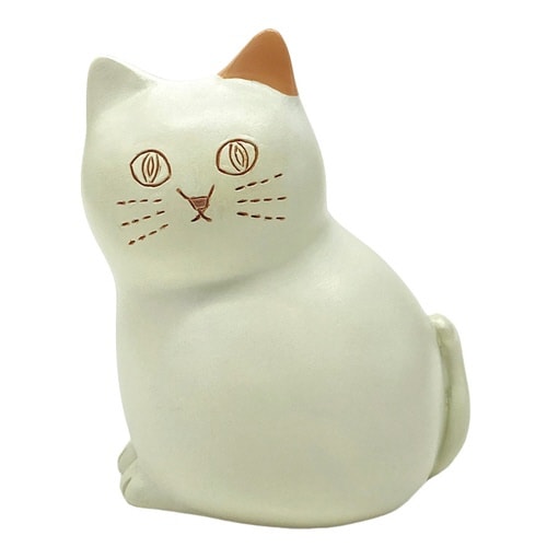 クリップホルダー にゃふにゃふ レジン アイボリー