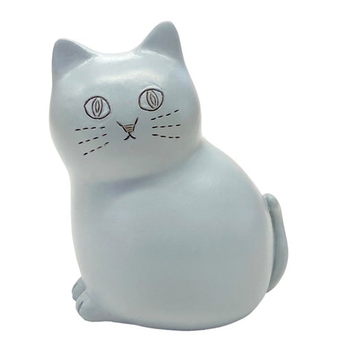 クリップホルダー にゃふにゃふ レジン グレー