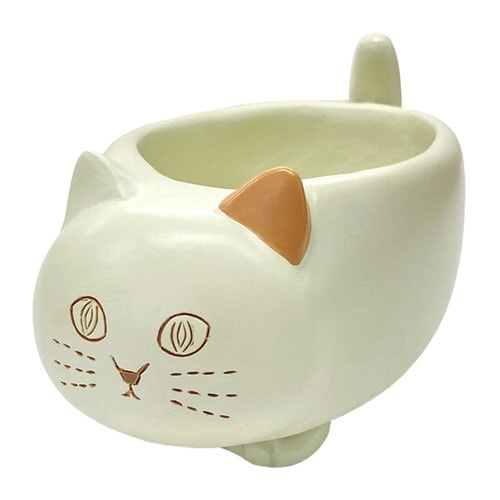 卓上 収納 マルチケース にゃふにゃふ アイボリー