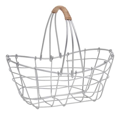 かご デュソール オーバルワンハンドルバスケット