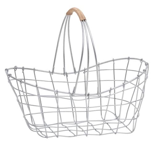 かご デュソール オーバルワンハンドルバスケット