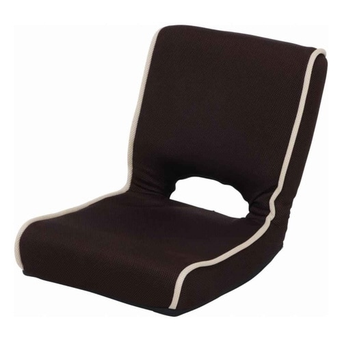 座椅子 1人掛け 折りたたみ 幅40cm ブラウン