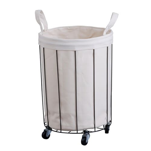 バスケット ワイヤーファブリック アイボリー