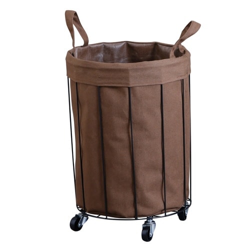 バスケット ワイヤーファブリック ブラウン