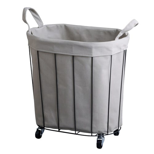 バスケット ワイヤーファブリック グレー