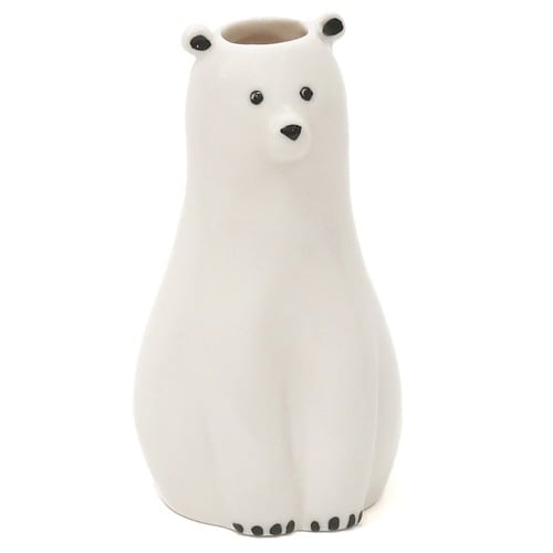 花瓶 シナリー モチーフフラワーベース シロクマ