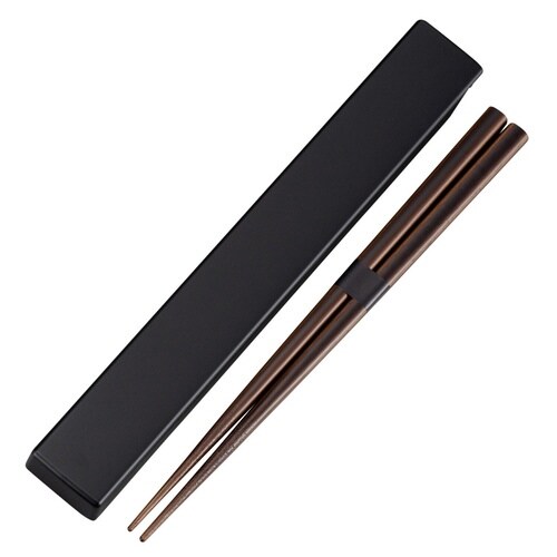 箸箱セット 日本伝統色 箸箱&抗菌箸 漆黒