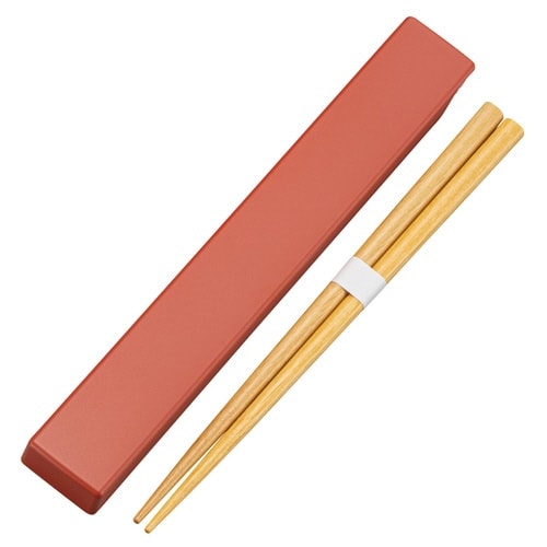 箸箱セット earth color レッド