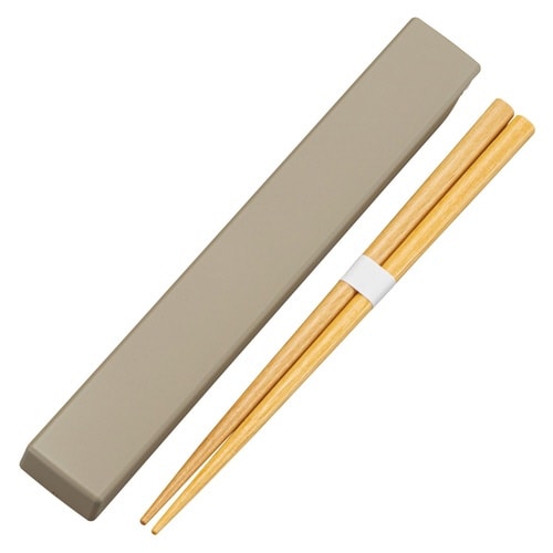 箸箱セット earth color グレー