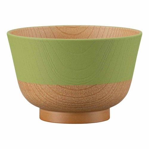 茶碗 330ml やさしい彩り 抗菌 ウグイス