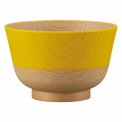 茶碗 330ml やさしい彩り 抗菌 汁椀 レモン